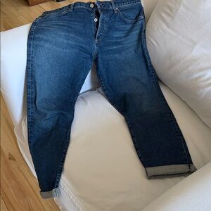 Citizens Of Humanity Dark Blue Relaxed Jeans - Emerson